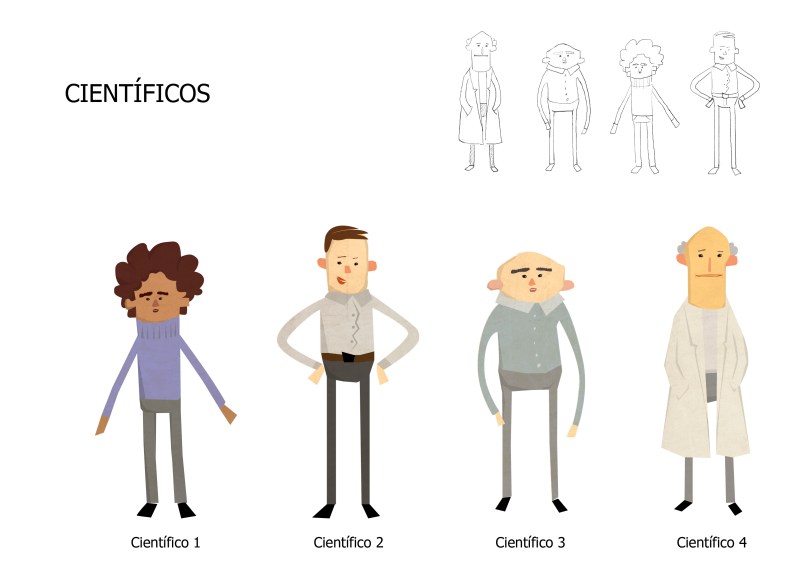 Personajes Coloreados